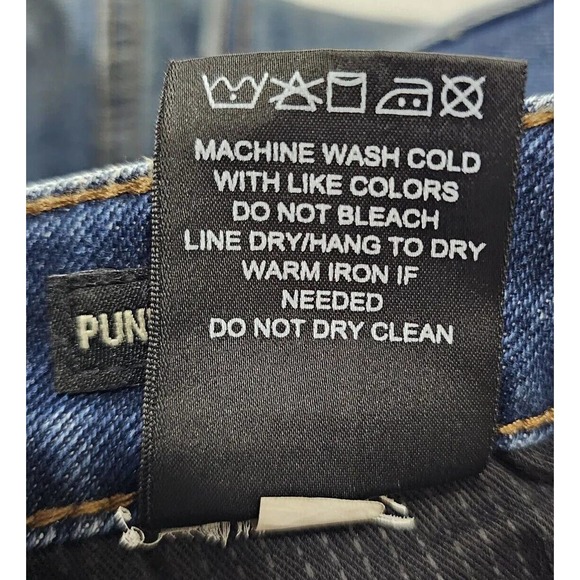 Cult Of Individuality Punk Super Skinny Distressed Blue Pacific Jeans MENS 44 - Picture 10 of 14